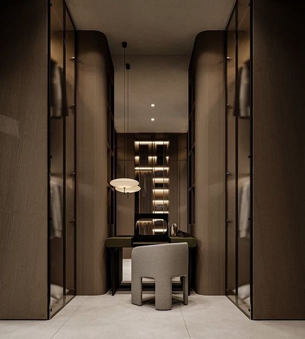 الطراز المودرن — غرفة الملابس، صورة 207